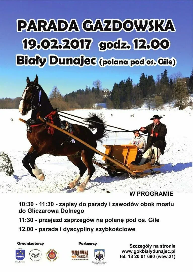 XXII Parada Gazdowska - Biały Dunajec, 19 lutego 2017 r.