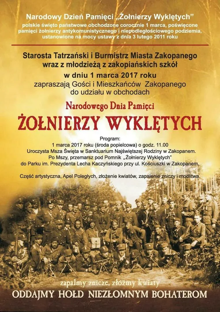 Narodowy Dzień Pamięci Żołnierzy Wyklętych