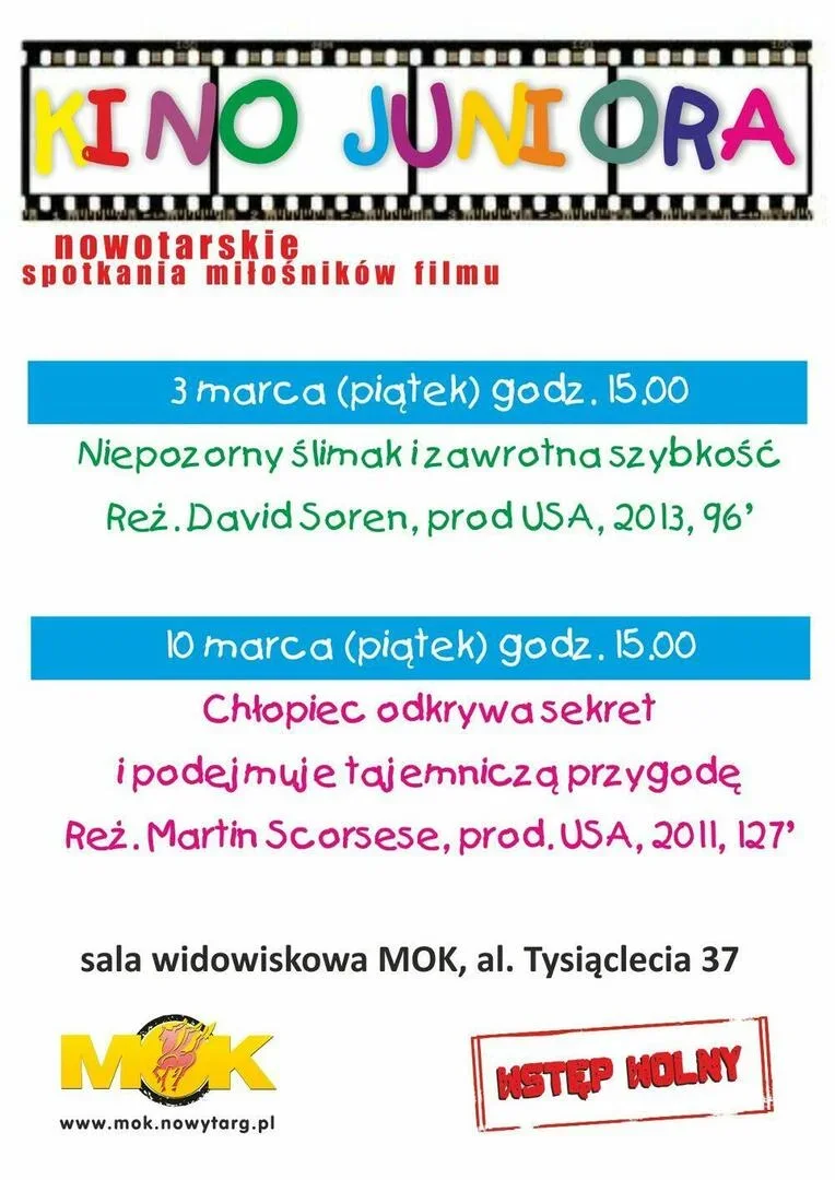 Kino Juniora w marcu