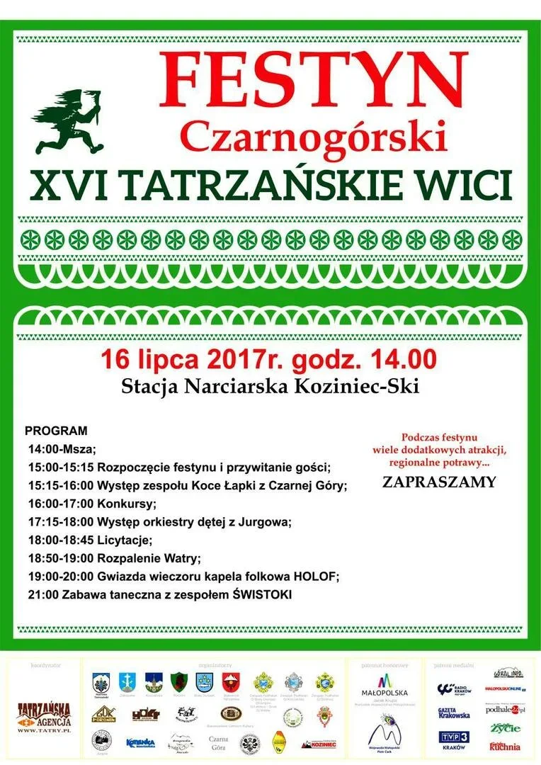 XVI Tatrzańskie Wici - Festyn Czarnogórski