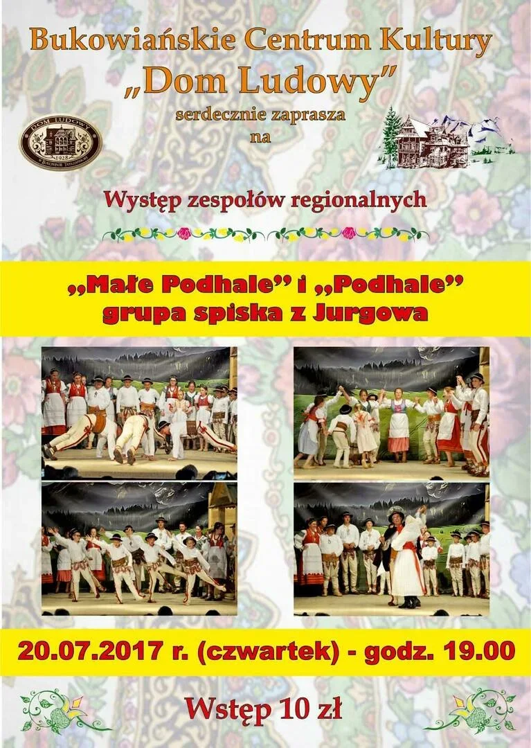 Występ zespołów regionalnych z Jurgowa