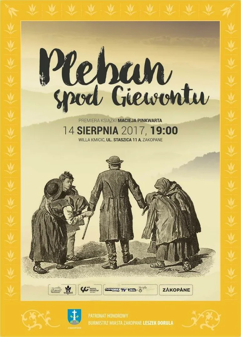 Promocja książki Macieja Pinkwarta „Pleban spod Giewontu”