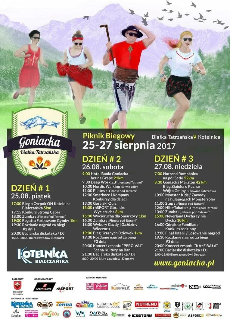 Piknik biegowy GONIACKA Białka Tatrzańska