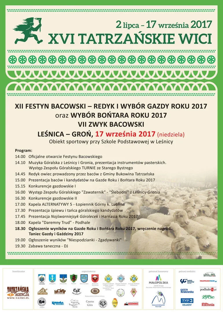 XII Festyn Bacowski - Redyk i Wybór Gazdy Roku 2017