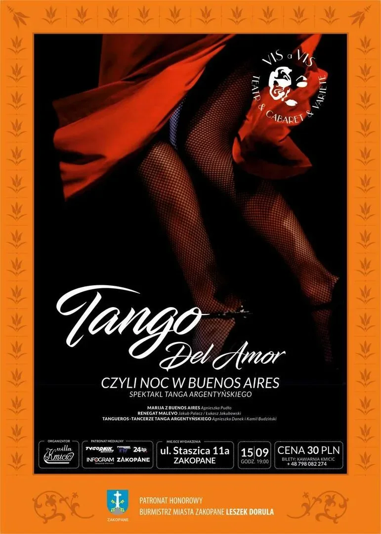 Spektakl "Tango del amor, czyli noc w Buenos Aires"
