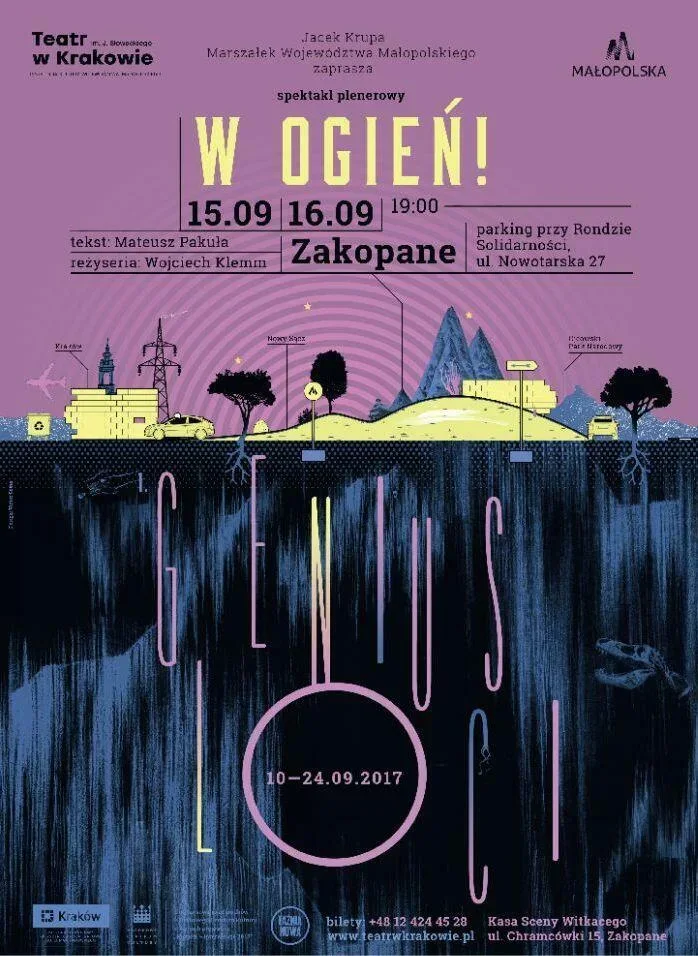 Spektakl "W ogień" w zakopiańskim plenerze