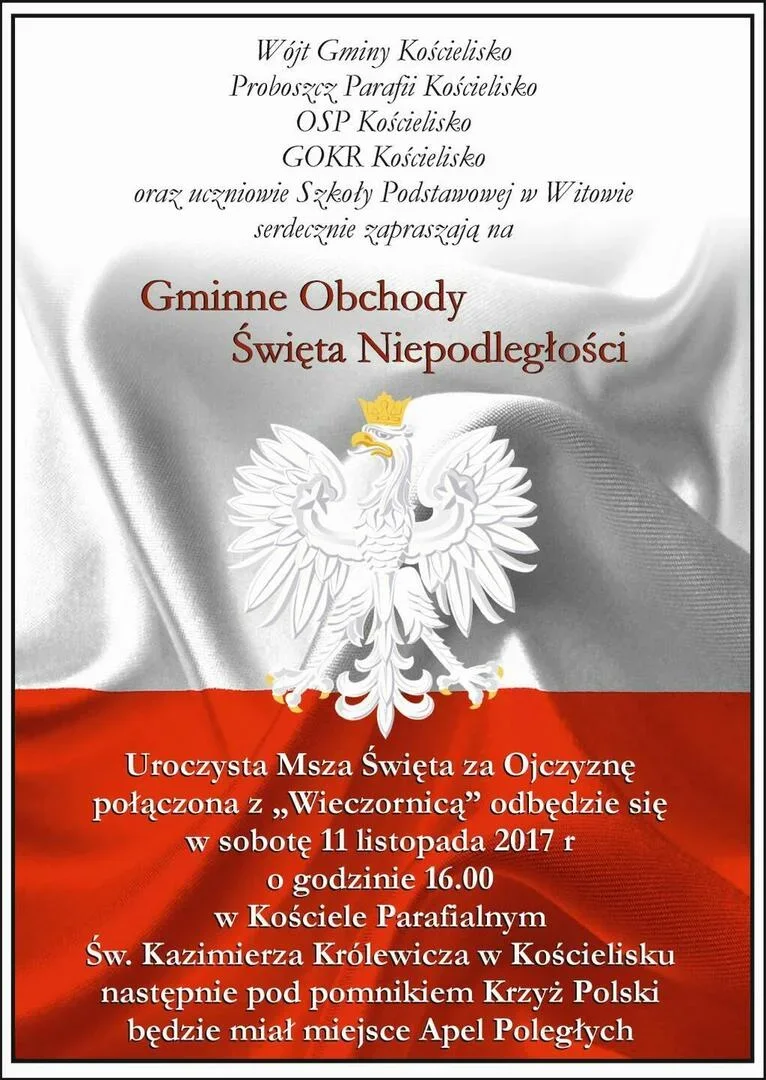 Obchody Święta Niepodległości w Gminie Kościelisko