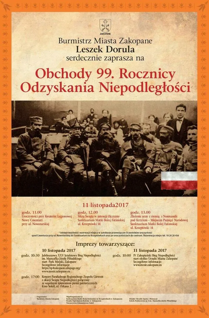Obchody 99. Rocznicy Odzyskania Niepodległości