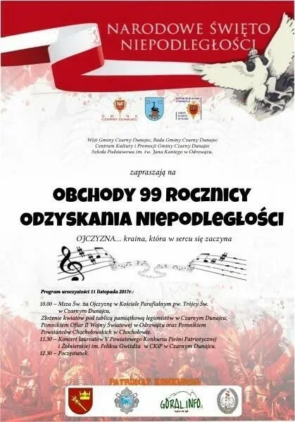 Gminne obchody 99 rocznicy odzyskania niepodległości przez Polskę