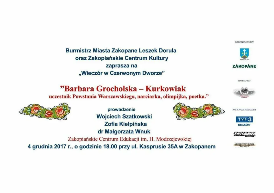 Spotkanie z Barbarą Grocholską-Kurkowiak
