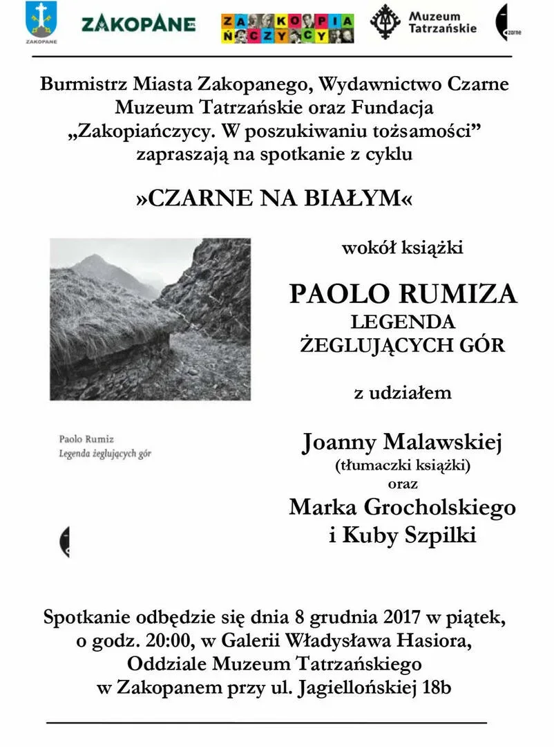 Spotkania autorskie z cyklu "Czarne na białym"