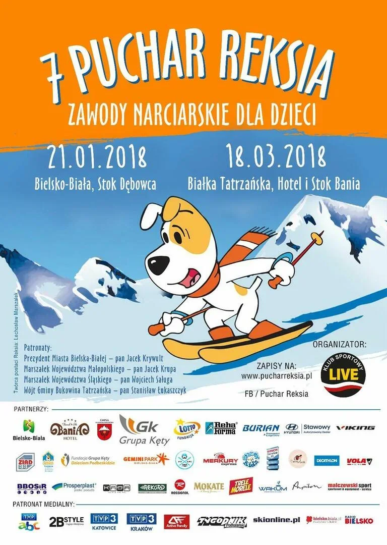 7 Puchar Reksia - największe w Polsce zawody narciarskie dla dzieci i młodzieży