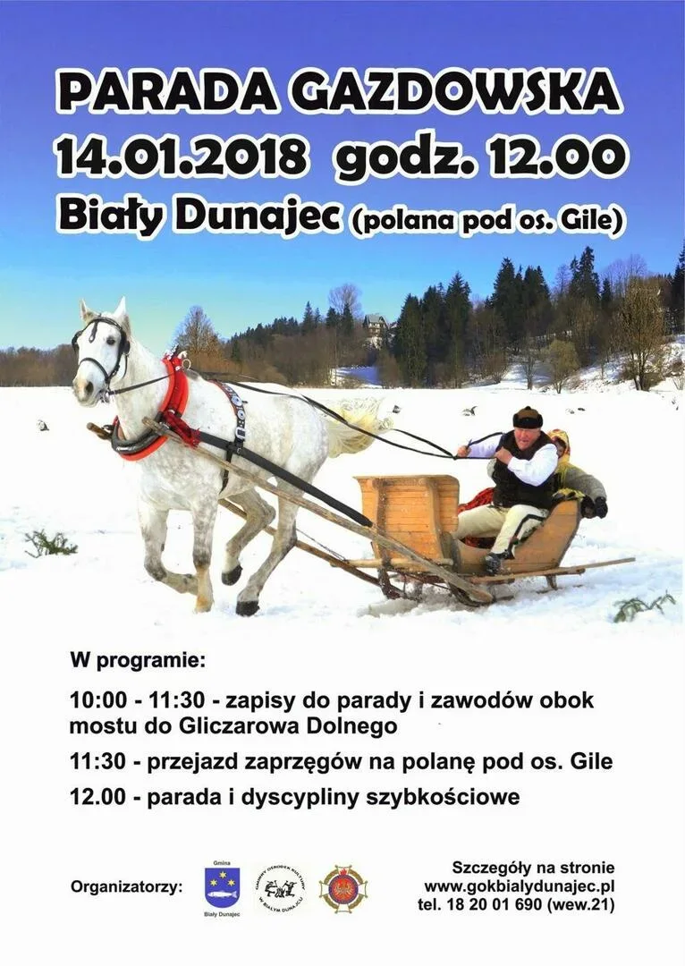 XXIII PARADA GAZDOWSKA W BIAŁYM DUNAJCU - ODWOŁANA