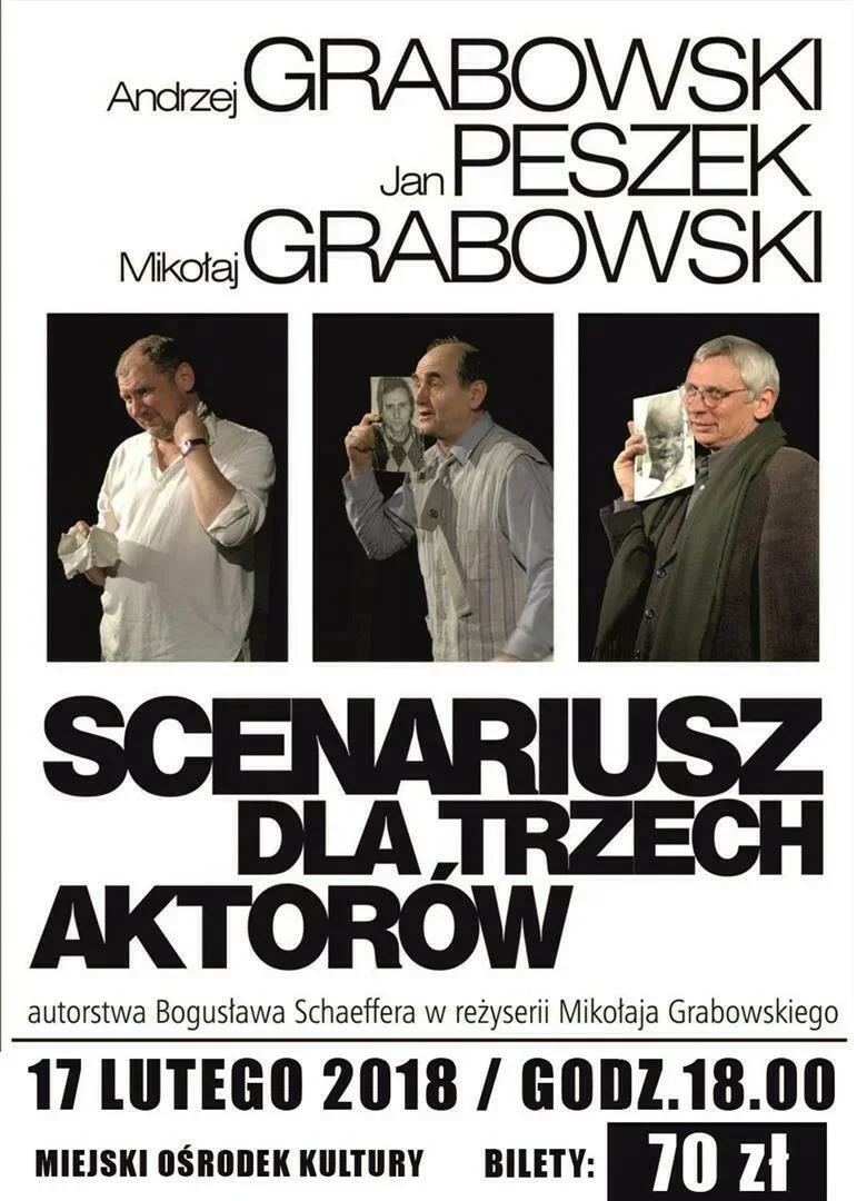 Scenariusz dla trzech aktorów