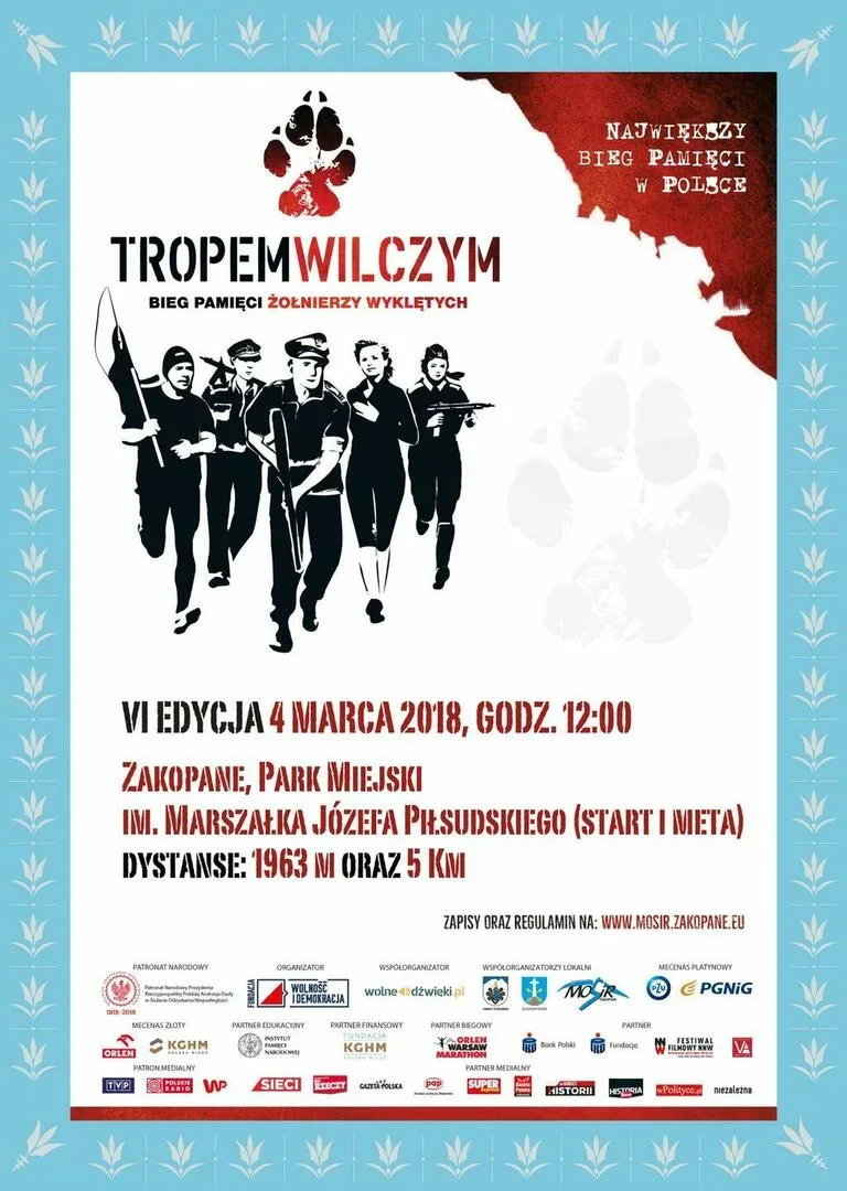 Tropem Wilczym - Bieg Pamięci Żołnierzy Wyklętych