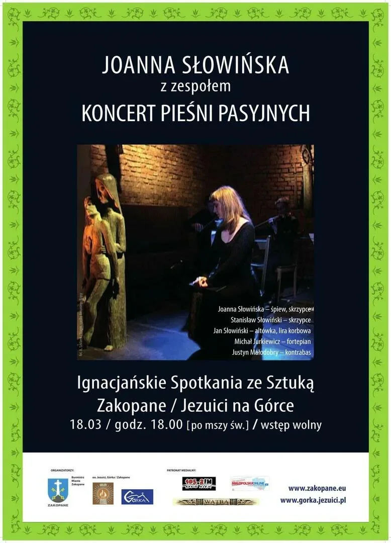 Joanna Słowińska - koncert pieśni pasyjnych
