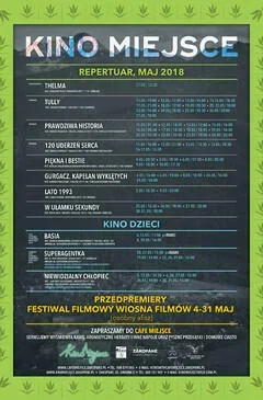 KINO MIEJSCE - Repertuar Maj