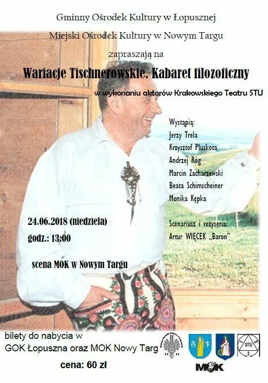 Wariacje Tischnerowskie w wykonaniu aktorów Krakowskiego Teatru STU
