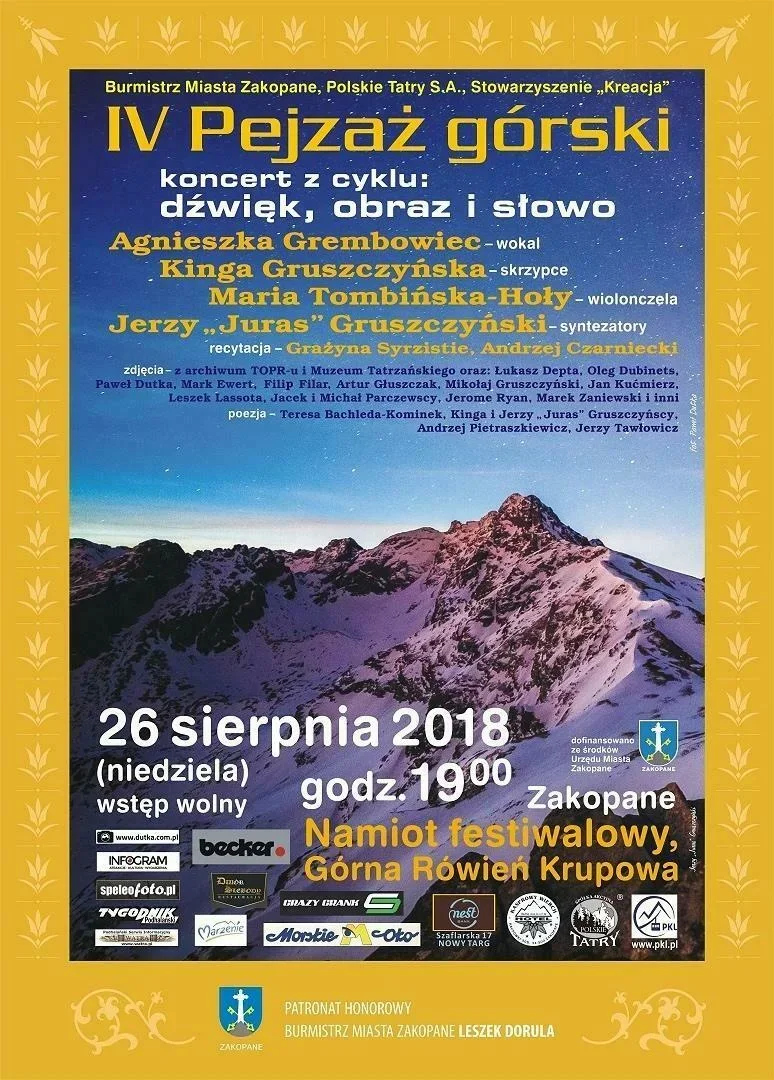 Koncert z cyklu „dźwięk obraz i słowo” pt. „IV Pejzaż Górski”