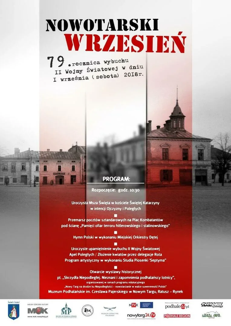 Nowotarski Wrzesień - Uroczystości 79. rocznicy wybuchu II Wojny Światowej