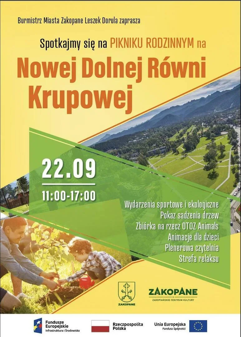 Piknik rodzinny na Dolnej Równi Krupowej