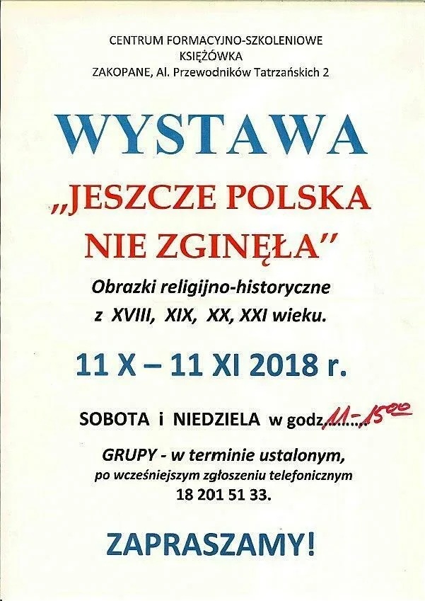 Wystawa "Jeszcze Polska nie zginęła" – obrazki z kolekcji Marii Parzuchowskiej