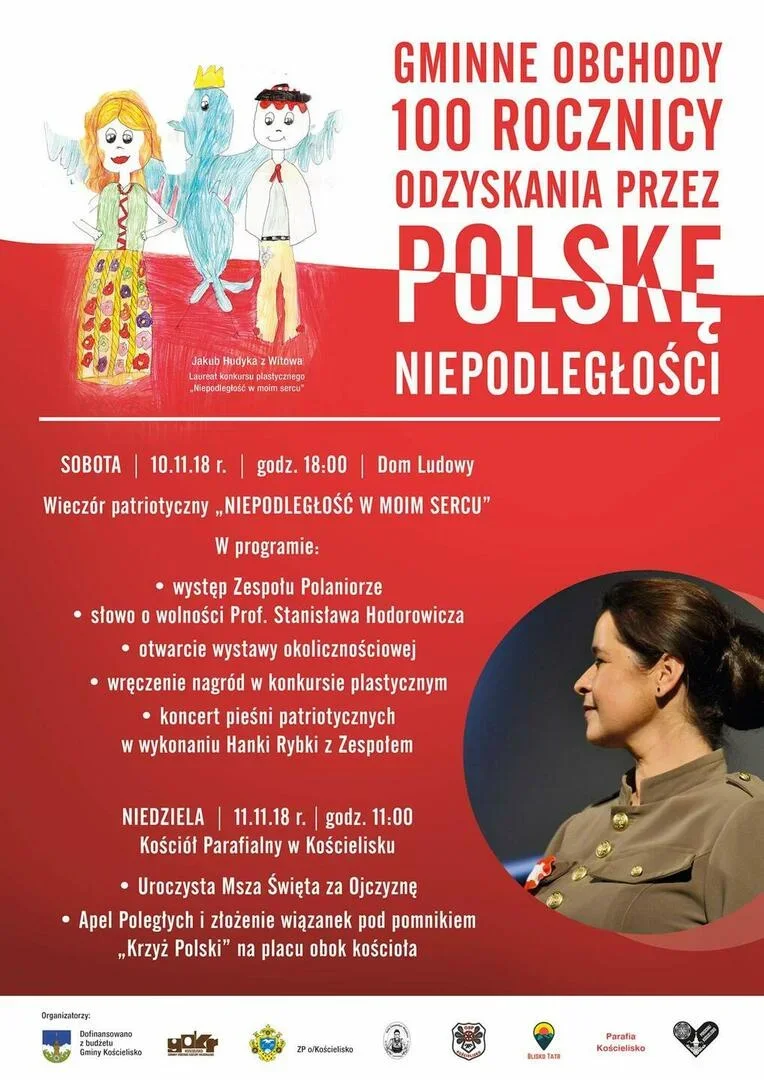 Gminne Obchody 100 Rocznicy Odzyskania przez Polskę Niepodległości
