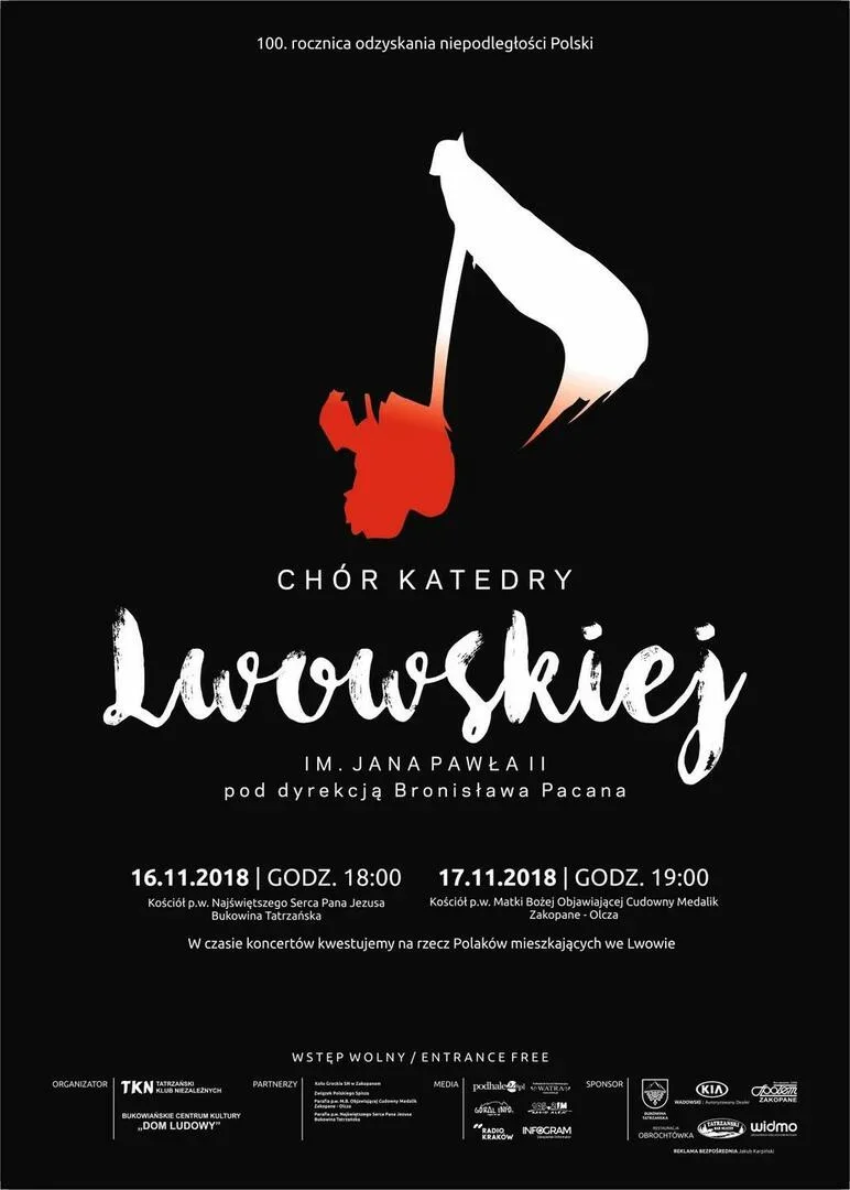 Chór Katedry Lwowskiej w listopadzie pod Tatrami!