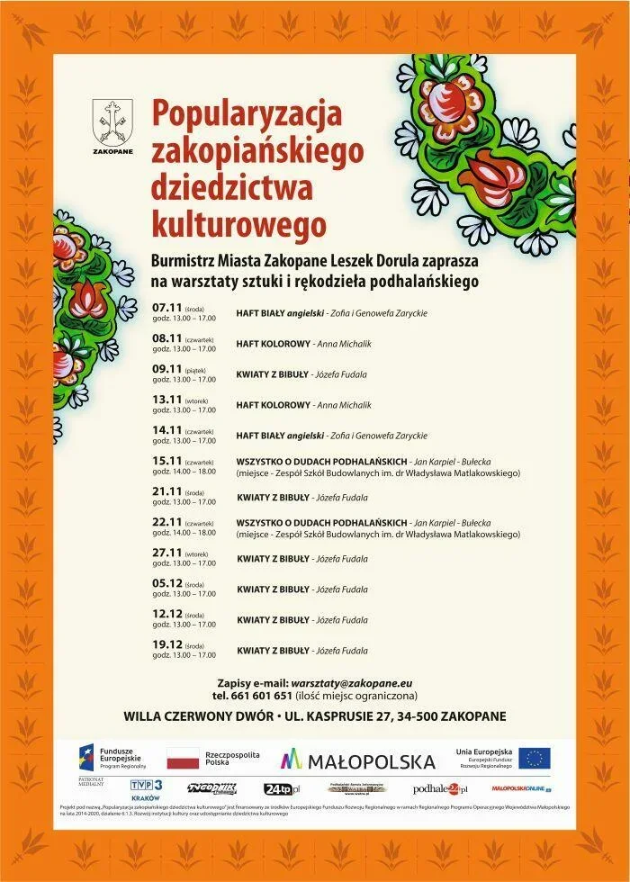 Popularyzacja zakopiańskiego dziedzictwa kulturowego