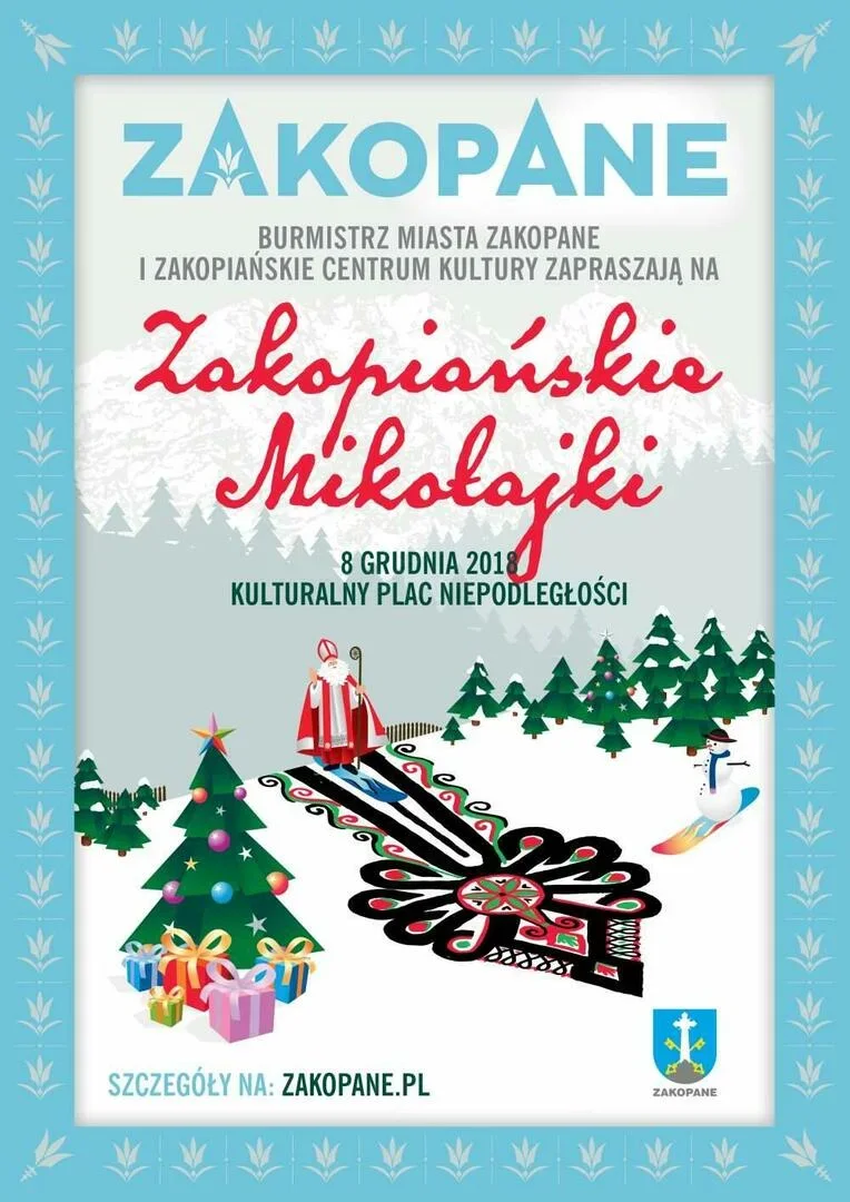 Zakopiańskie Mikołajki - 8 grudnia 2018 r. - Plac Niepodległości