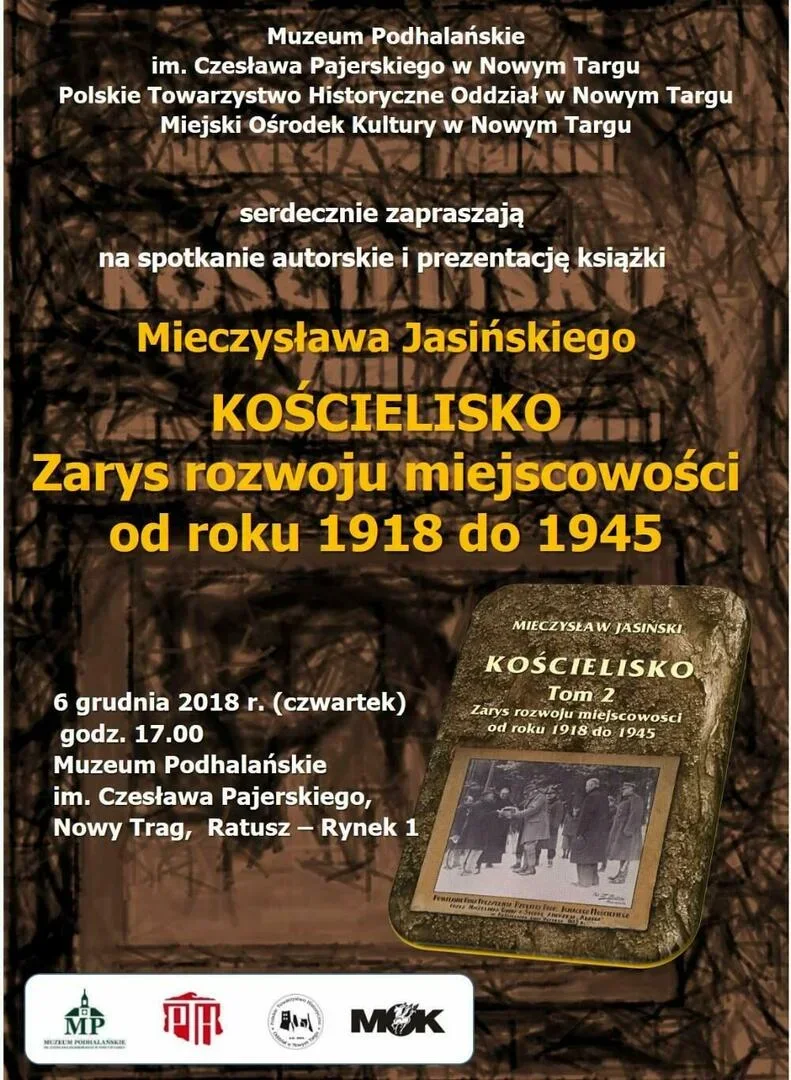Kościelisko – znane i nieznane, spotkanie z Mieczysławem Jasińskim