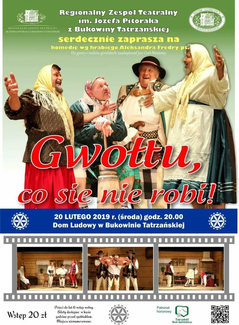 Sztuka teatralna „Gwołtu co sie nie robi”