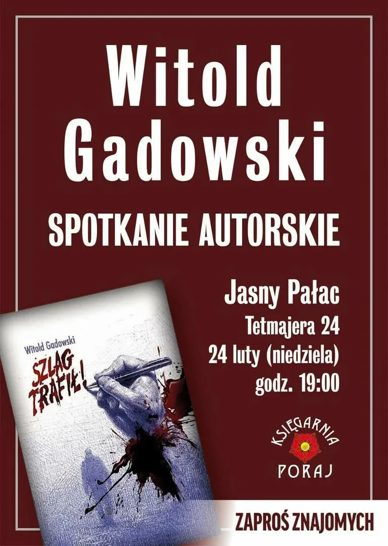 Spotkanie autorskie z Witoldem Gadowskim