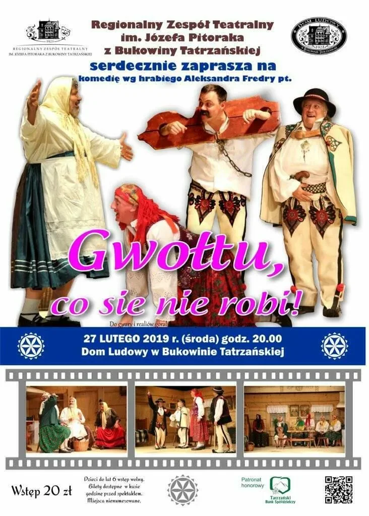 Sztuka teatralna „Gwołtu co sie nie robi”