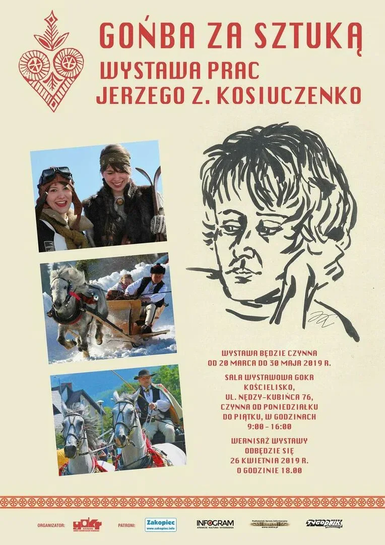 Wystawa prac Jerzego Z. Kosiuczenko GOŃBA ZA SZTUKĄ