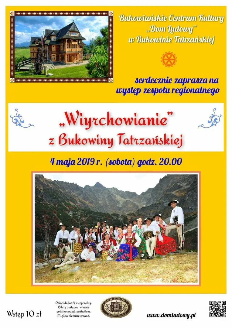 Występ zespołu regionalnego "Wiyrchowianie"