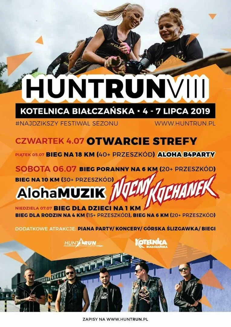 Festiwal sportowo – muzyczny Hunt Run!