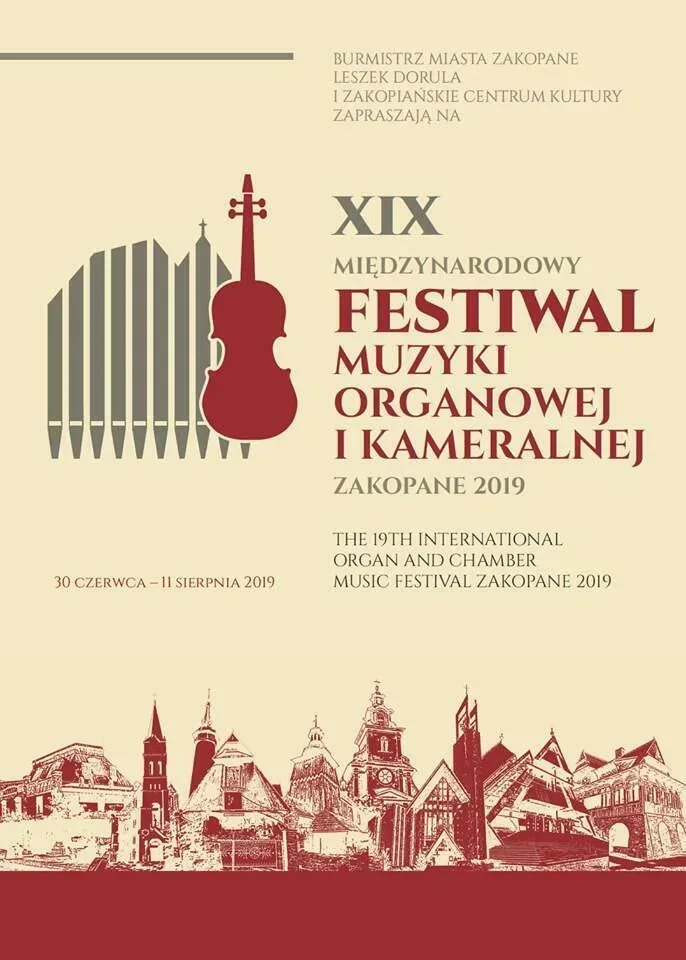 Koncert inauguracyjny 19. Międzynarodowego Festiwalu Muzyki Organowej i Kameralnej