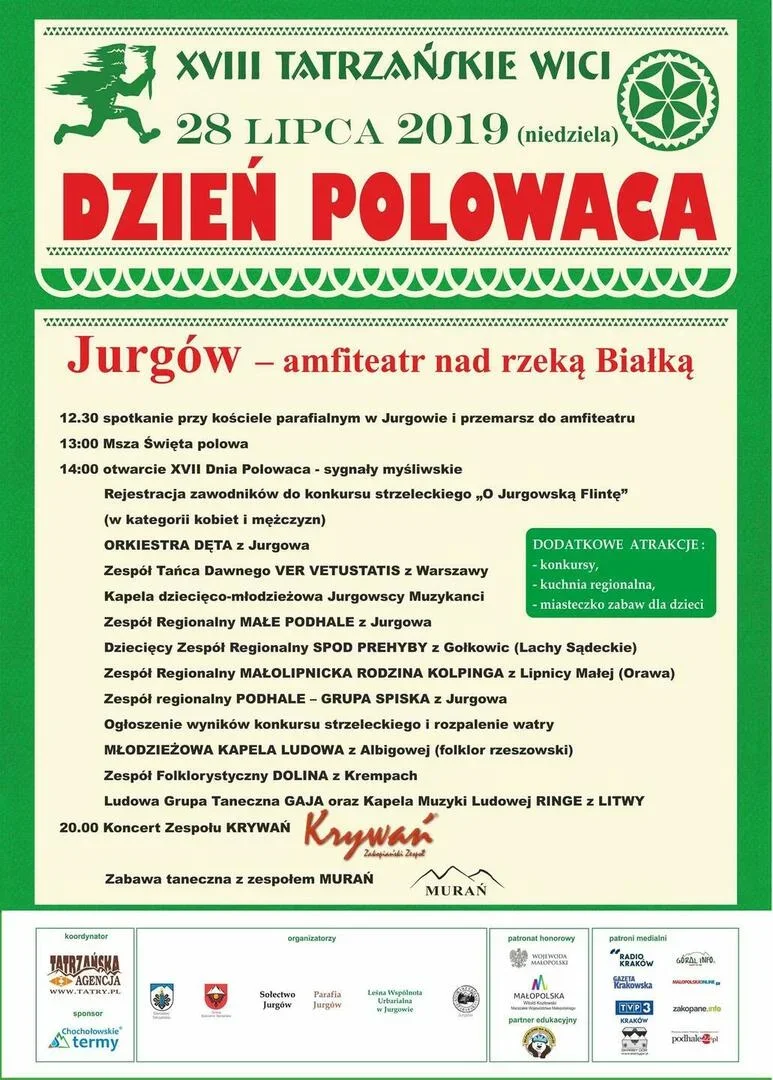 XVIII Tatrzańskie Wici - „XVII DZIEŃ POLOWACA”