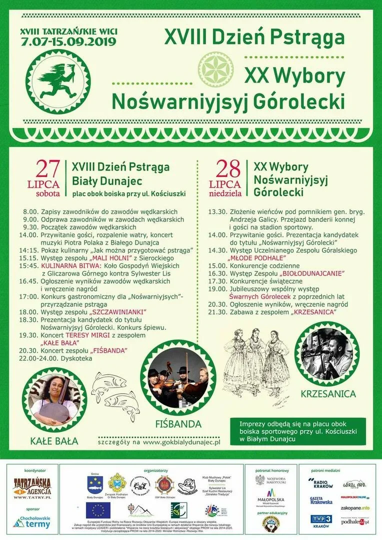XVIII Tatrzańskie Wici - XVIII DZIEŃ PSTRĄGA