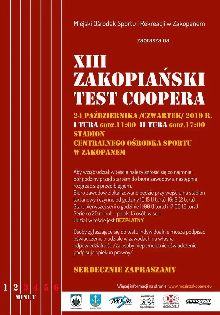 XIII Zakopiański Test Coopera