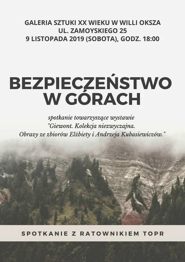 BEZPIECZEŃSTWO W GÓRACH. SPOTKANIE Z RATOWNIKIEM TOPR W MUZEUM TATRZAŃSKIM
