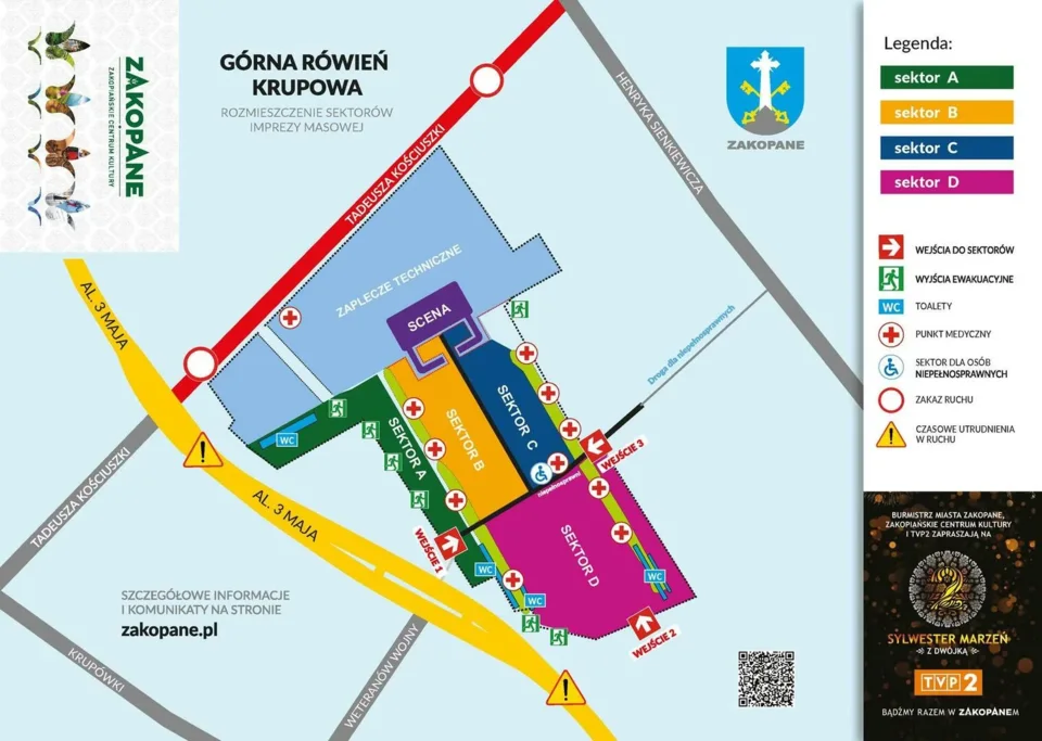 SYLWESTER 2020 – informacje organizacyjne i porządkowe
