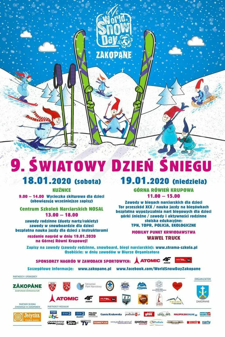 Światowy Dzień Śniegu w Zakopanem 2020