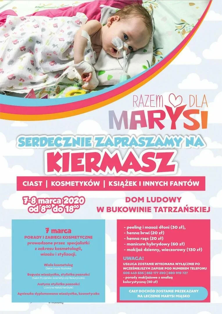 Razem dla Marysi - kiermasz charytatywny
