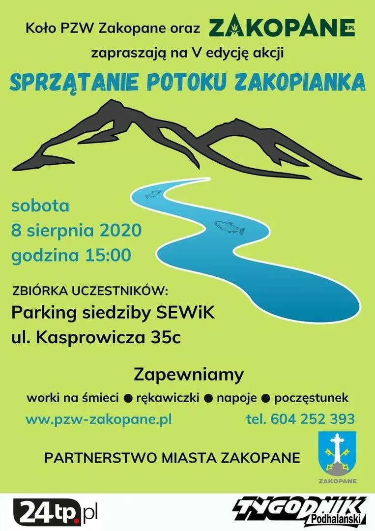 V edycja akcji Sprzątanie Potoku Zakopianka