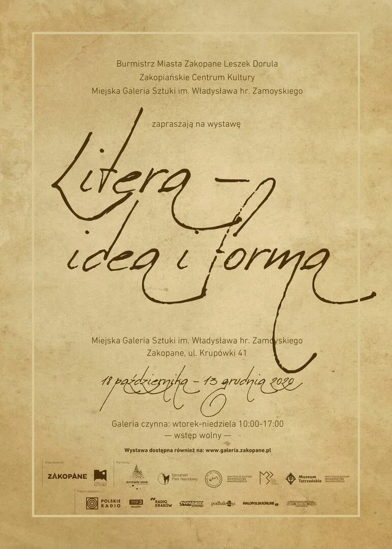 Wystawa "Litera - Idea i Forma"
