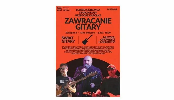 Zawracanie gitary – wyjątkowy koncert w Kinie Miejsce
