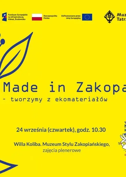 Made in Zakopane – tworzymy z ekomateriałów