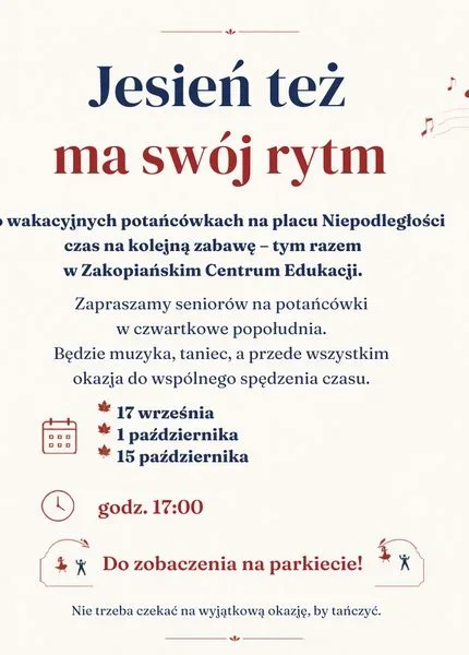 Potańcówka dla seniorów i nie tylko